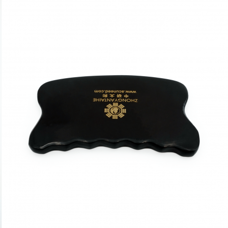 Gua Sha tool rectangular - scraping - wave shape
