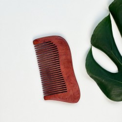 Grzebień z drewna do masażu głowy - Wschód - na porost włosów
