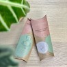Jade roller for massage - double - silver