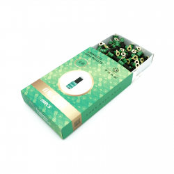 Moksa bezdymna naklejana - 8 mm - 180 sztuk w opakowaniu