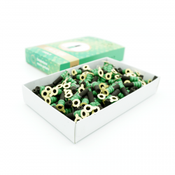 Moksa bezdymna naklejana - 8 mm - 180 sztuk w opakowaniu