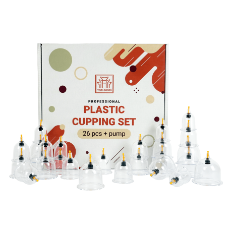 Professional Plastic Cupping Set - 26 pcs