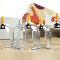 Bańki bezogniowe TCM Goods - zestaw 26 baniek plastikowych + pompka