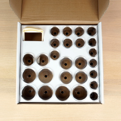 Bańki bezogniowe TCM Goods - zestaw 26 baniek plastikowych + pompka