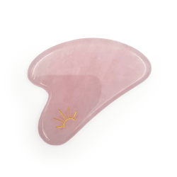 Kamień Gua Sha z kwarcu - Muszla - Wschód