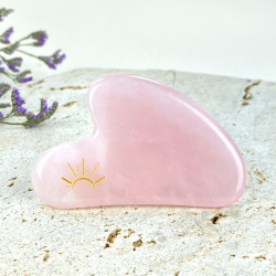 Kamień Gua Sha z kwarcu - Muszla - Wschód