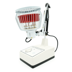 Stołowa lampa lecznicza TDP na poczerwień z zegarem mechanicznym
