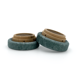 Jadeitowa podstawka na stożki moksy - zestaw