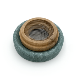 Jadeitowa podstawka na stożki moksy - zestaw