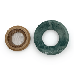 Jadeitowa podstawka na stożki moksy - zestaw