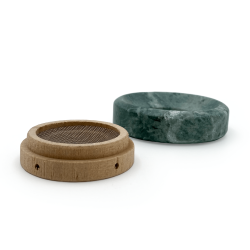 Jadeitowa podstawka na stożki moksy - zestaw