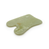 Kamień Gua Sha z jadeitu do masażu twarzy - Wschód - prostokąt 7 cm