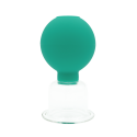 Bańka gumowo-szklana do masażu próżniowego twarzy - 5,5 cm