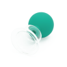 Rubber-bulb glass cup for face massage - ZYTH - 5,5 cm