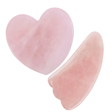Kamień Gua Sha z kwarcu do masażu twarzy - różne kształty - outlet