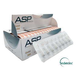 1 x 3 mm - pak. po 1 szt. - SEDATELEC ASP Igły uszne z aplikatorem Gold