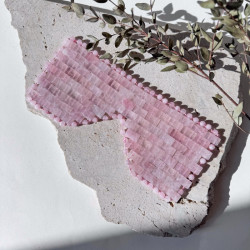 Maska z kwarcu lub jadeitu - outlet - redukuje cienie i worki pod oczami