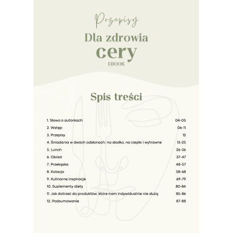 Przepisy dla zdrowia cery - Odżywianie w diecie niskohistaminowej (e-book)