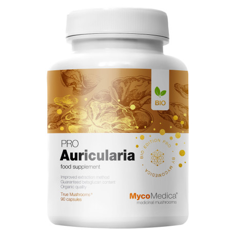 Auricularia PRO - 30% beta 1,3/1,6 D glukanów - Suplement diety - MycoMedica