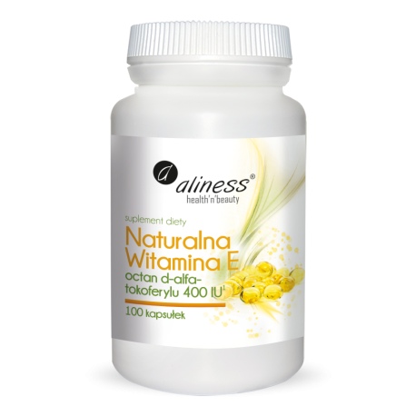 Naturalna witamina E - Aliness - 100 kapsułek