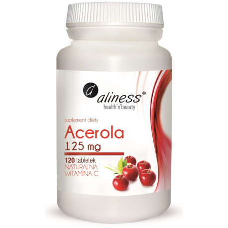 Acerola 125 mg - Aliness - 120 tabletek