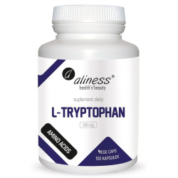 L-Tryptophan 500 mg - Aliness - 100 kapsułek