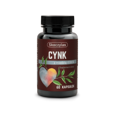Cynk, miedź i ekstrakt z zielonej herbaty (EGCG) - Skoczylas - 60 kapsułek