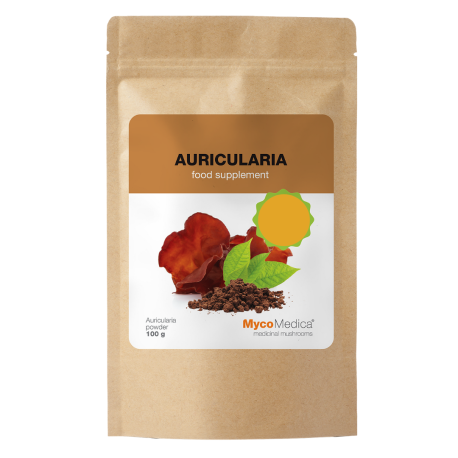 Auricularia w proszku Suplement diety - MycoMedica - 100 g
