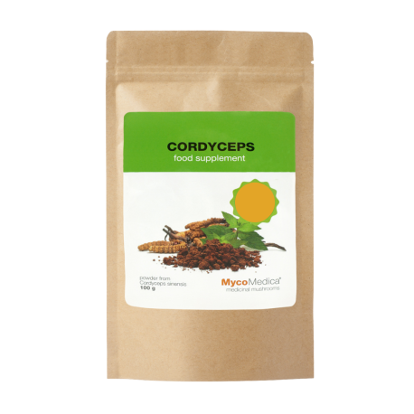 Cordyceps w proszku - Suplement diety - MycoMedica - 100 g