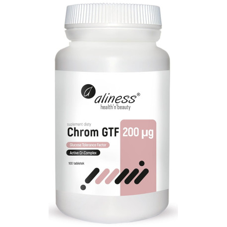 Chrom GTF 200 - Aliness - 100 tabletek | TCMsklep.pl