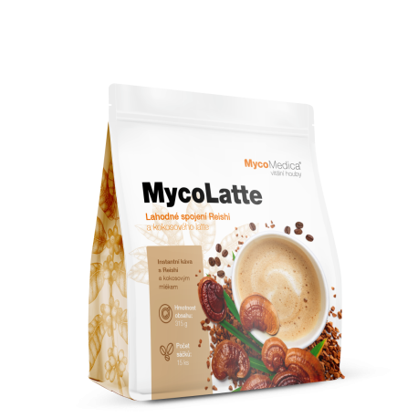 MycoLatte - kawa rozpuszczalna wzbogacona Reishi - MycoMedica