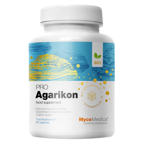 BIO Agarikon PRO - 30% beta 1,3/1,6 D glukanów - Suplement diety - MycoMedica | TCMsklep