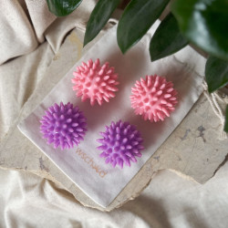 Zestaw 4 jeżyków do masażu twarzy - Wschód