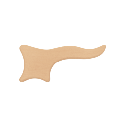 Przyrząd do masażu i drenażu limfatycznego z drewna bukowego