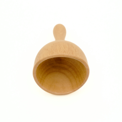 Bańka drewniana do masażu z uchwytem