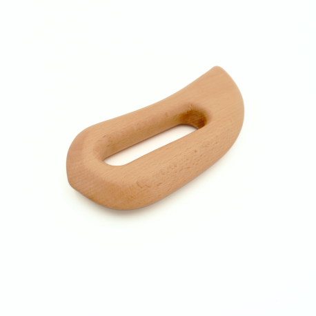 Przyrząd do Gua Sha z drewna do masażu z miejscem na dłoń