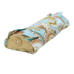 Półwałek drewniany do moksoterapii z pokrowcem – przyrząd do moksy TCM