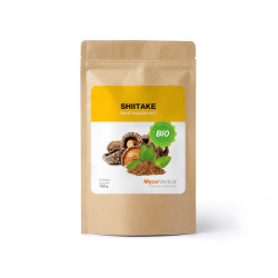 BIO Shiitake w proszku - Suplement diety - MycoMedica - 100 g