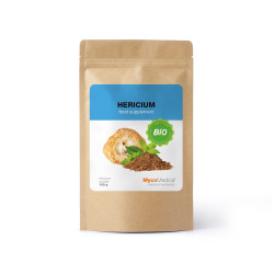 BIO Hericium w proszku - Suplement diety - MycoMedica - 100 g