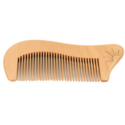Grzebień z drewna do masażu głowy - Wschód - na porost włosów