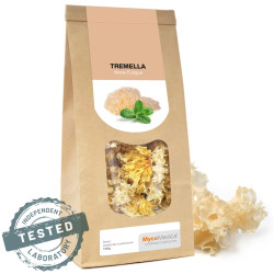 Tremella - suszone grzby - MycoMedica - Gramatura: 100 g