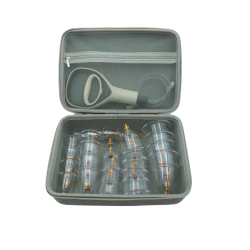 Premium bańki bezogniowe w walizce TCM Goods - 26 sztuk