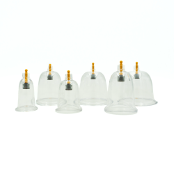 Premium bańki bezogniowe w walizce TCM Goods - 26 sztuk