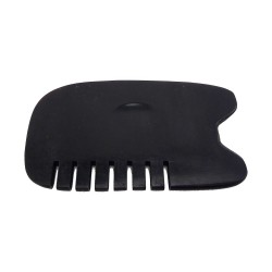 Płytka Gua Sha z rogu bawolego do masażu i scrapingu ZYTH - karbowana