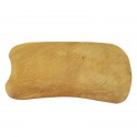 Płytka Gua Sha z drewna do masażu ciała, twarzy, scrapingu - prostokąt