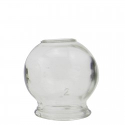 Bańka chińska szklana ogniowa – rozmiar 2 (⌀ 3,5 cm)