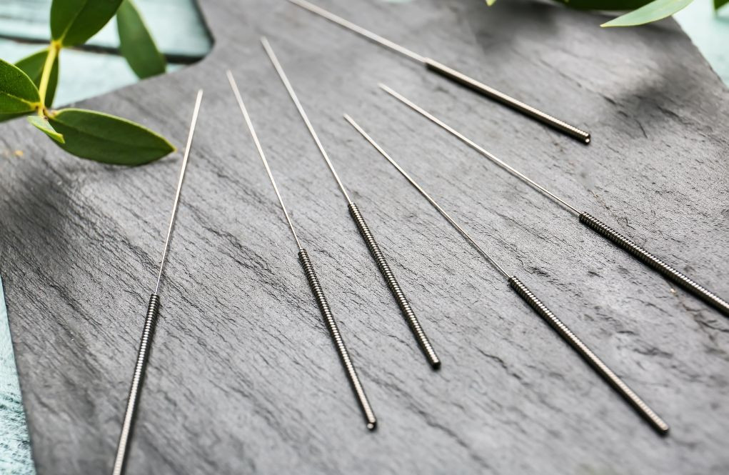 How are acupuncture needles produced?